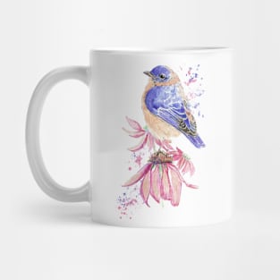 Watercolor Eastern Bluebird Birds Mug